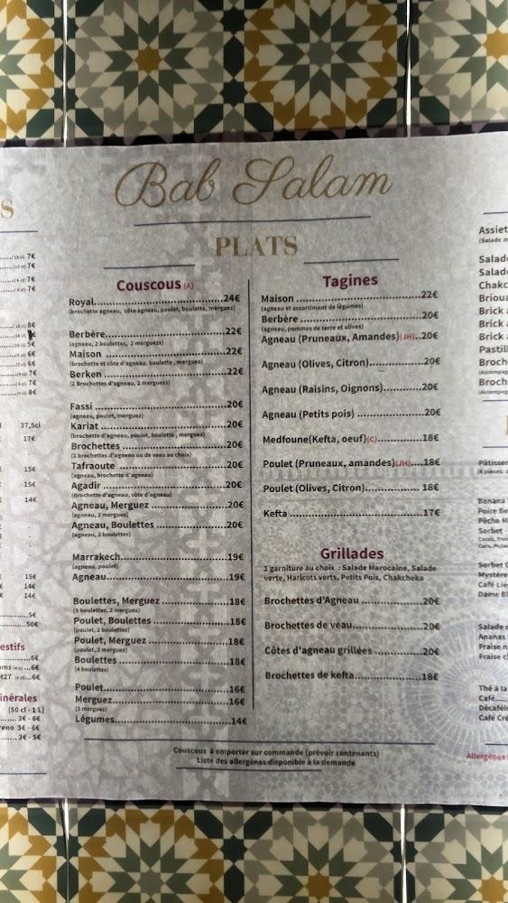 Bab Salam - Menu Image 2